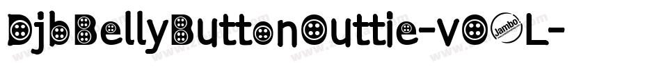 DjbBellyButtonOuttie-vO3L字体转换
