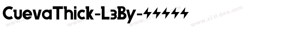 CuevaThick-L3By字体转换