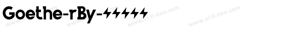 Goethe-rBy字体转换