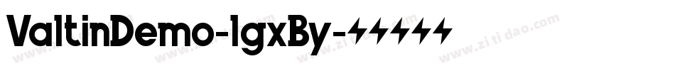 ValtinDemo-lgxBy字体转换