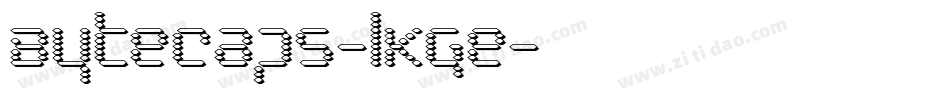 ByteCaps-lKge字体转换