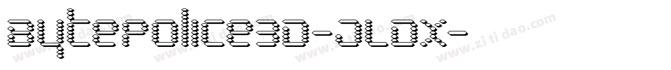 BytePolice3D-JLDx字体转换