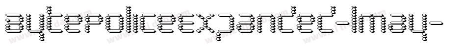 BytePoliceExpanded-lmay字体转换