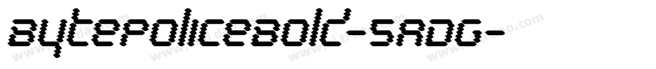 BytePoliceBold-5ADG字体转换
