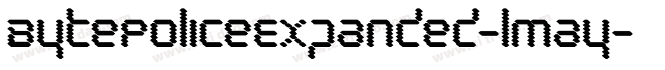 BytePoliceExpanded-lmay字体转换