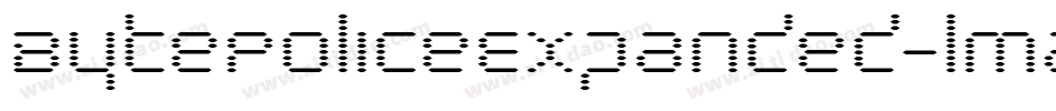 BytePoliceExpanded-lmay字体转换