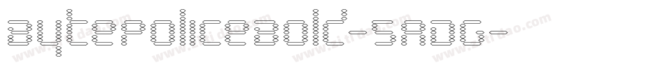 BytePoliceBold-5ADG字体转换