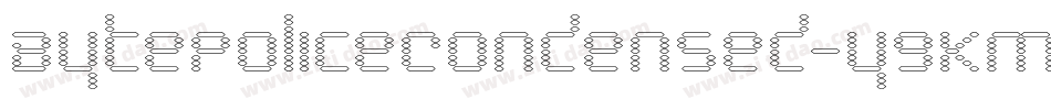 BytePoliceCondensed-y9KM字体转换
