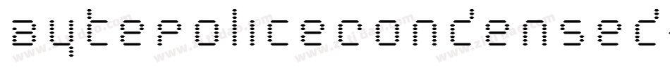 BytePoliceCondensed-y9KM字体转换