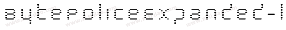 BytePoliceExpanded-lmay字体转换