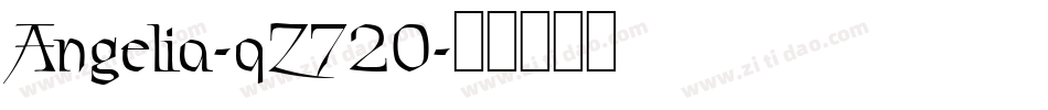 Angelia-qZ720字体转换