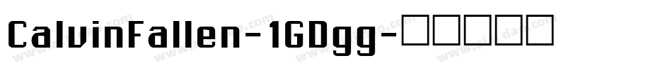 CalvinFallen-1GDgg字体转换
