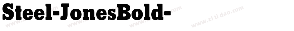 Steel-JonesBold字体转换