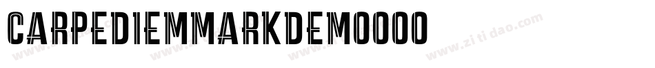 CarpeDiemMarkDemo-OoO6字体转换