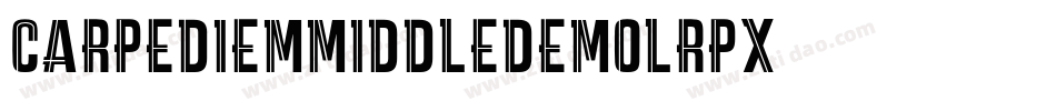 CarpeDiemMiddleDemo-lRpX字体转换
