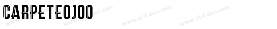 Carpete-ojoo字体转换