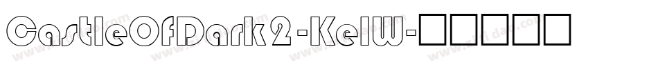 CastleOfDark2-KelW字体转换