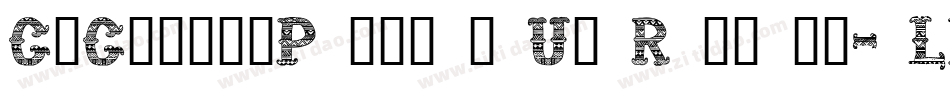 CfCyborgPersonalUseRegular-eLEl字体转换