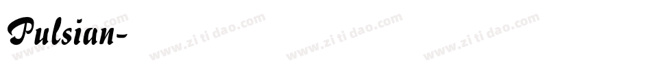 Pulsian字体转换