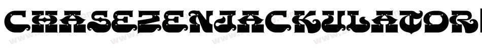 ChaseZenJackulator-d83g字体转换