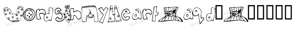 WordsInMyHeart-aqd5字体转换