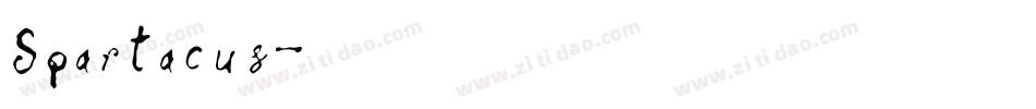 Spartacus字体转换