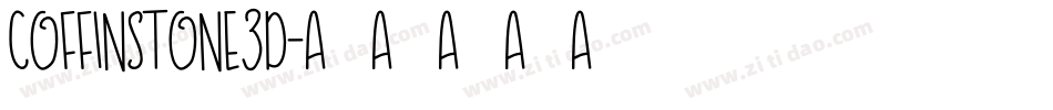coffinstone3d字体转换