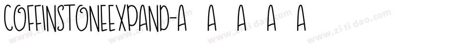 coffinstoneexpand字体转换