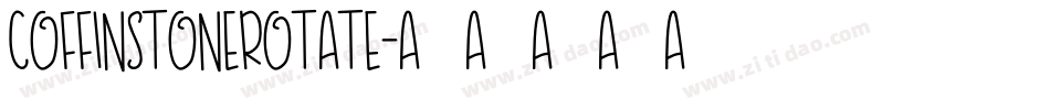 coffinstonerotate字体转换