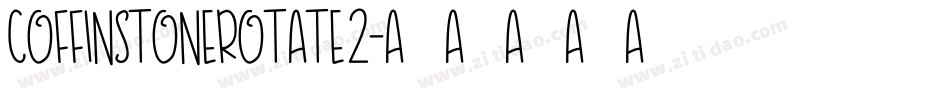 coffinstonerotate2字体转换