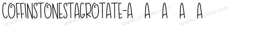coffinstonestagrotate字体转换