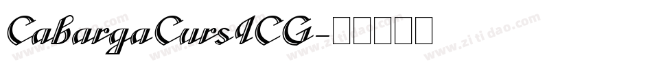 CabargaCursICG字体转换