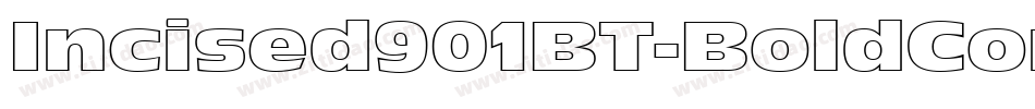 Incised901BT-BoldCondensed字体转换