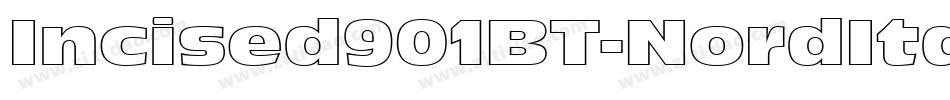 Incised901BT-NordItalic字体转换