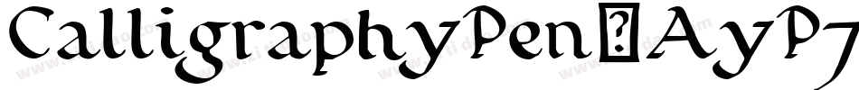 CalligraphyPen-AyP7字体转换