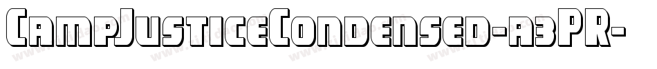 CampJusticeCondensed-a3PR字体转换