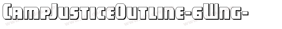 CampJusticeOutline-6Wng字体转换