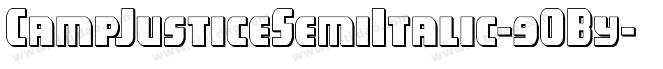 CampJusticeSemiItalic-9OBy字体转换