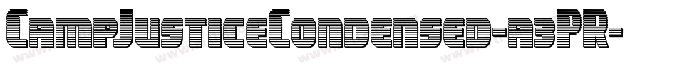 CampJusticeCondensed-a3PR字体转换