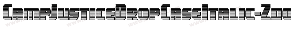 CampJusticeDropCaseItalic-Z0om字体转换