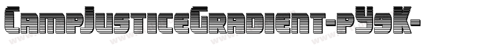 CampJusticeGradient-pY9K字体转换