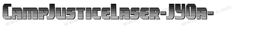 CampJusticeLaser-JYOa字体转换