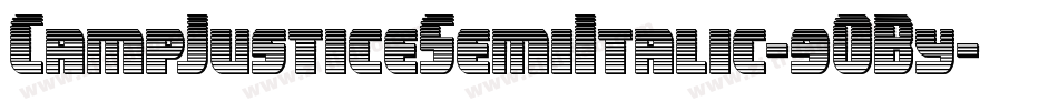 CampJusticeSemiItalic-9OBy字体转换
