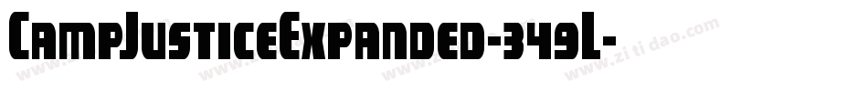 CampJusticeExpanded-349L字体转换
