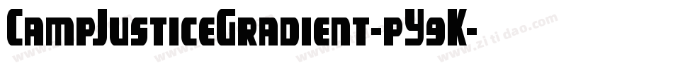 CampJusticeGradient-pY9K字体转换