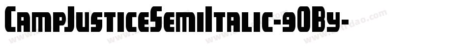 CampJusticeSemiItalic-9OBy字体转换