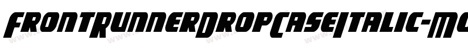 FrontRunnerDropCaseItalic-MgvP字体转换