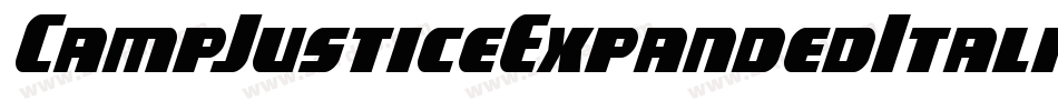 CampJusticeExpandedItalic-xm8K字体转换