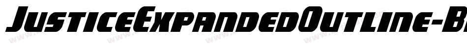 JusticeExpandedOutline-BKn8字体转换