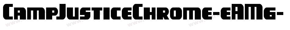 CampJusticeChrome-eAM6字体转换